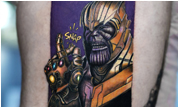 Thanos tattoo thumbnail